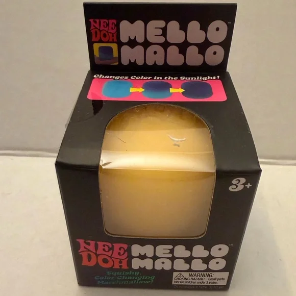 New! Nee Doh Mello Mallo Squishy Color Changing Marshmallow~Yellow-Quick Ship! - Picture 3 of 5